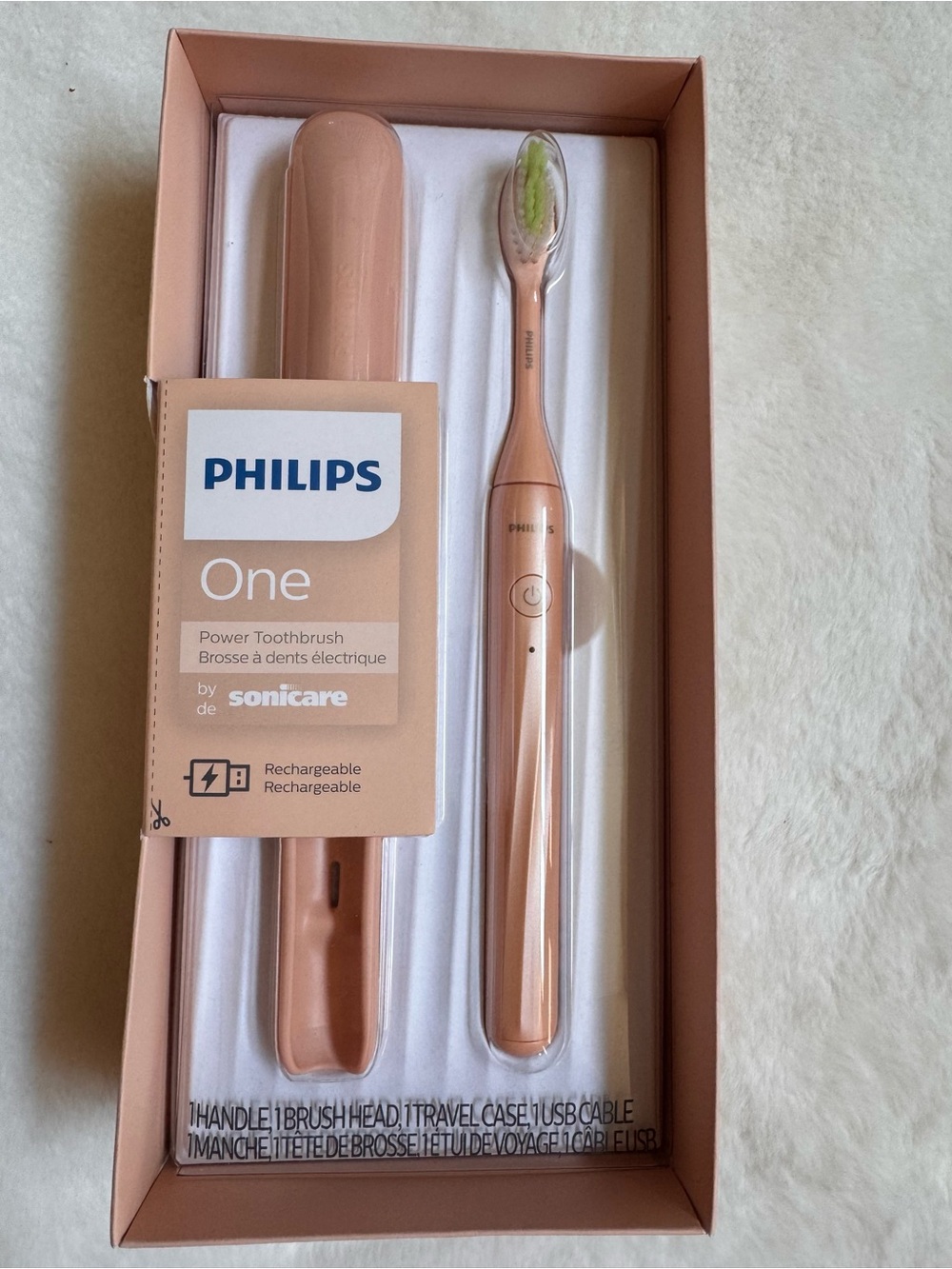 ✅NEW Philips One Rose Gold Sonicare Power Toothbrush
